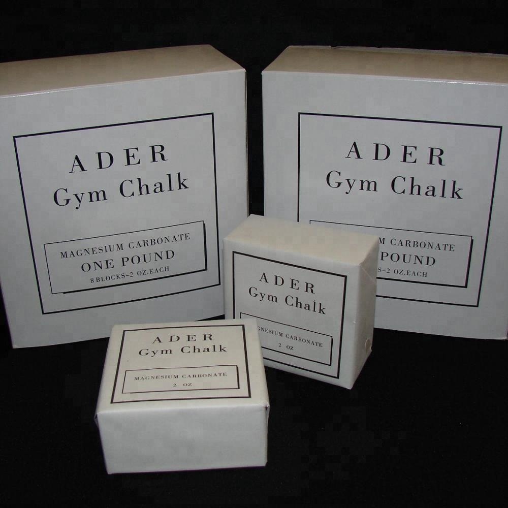 Chalk Block - Hand Gym Chalk White, Packaged Blocks for Gymnastics