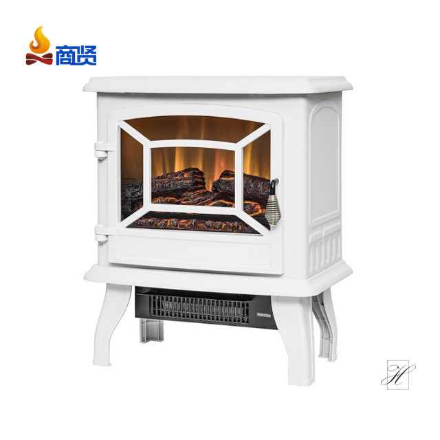 Portable Indoor Space Heater 3D Infrared Electric Fireplace Stove with Remote Control
