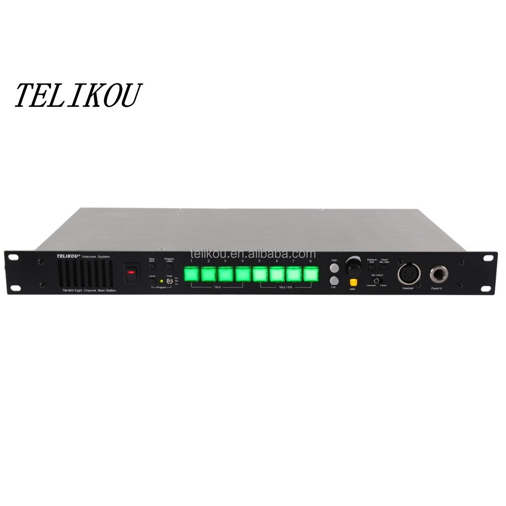 TELIKOU TM-800T, восьмиканальная Проводная полнофункциональная дуплексная система внутренней связи