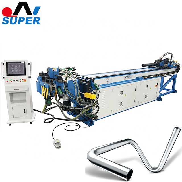 76 мм большая круглая труба CNC оправка трубогиб выхлопная прокатка гидравлическая вращающаяся трубогибочная машина