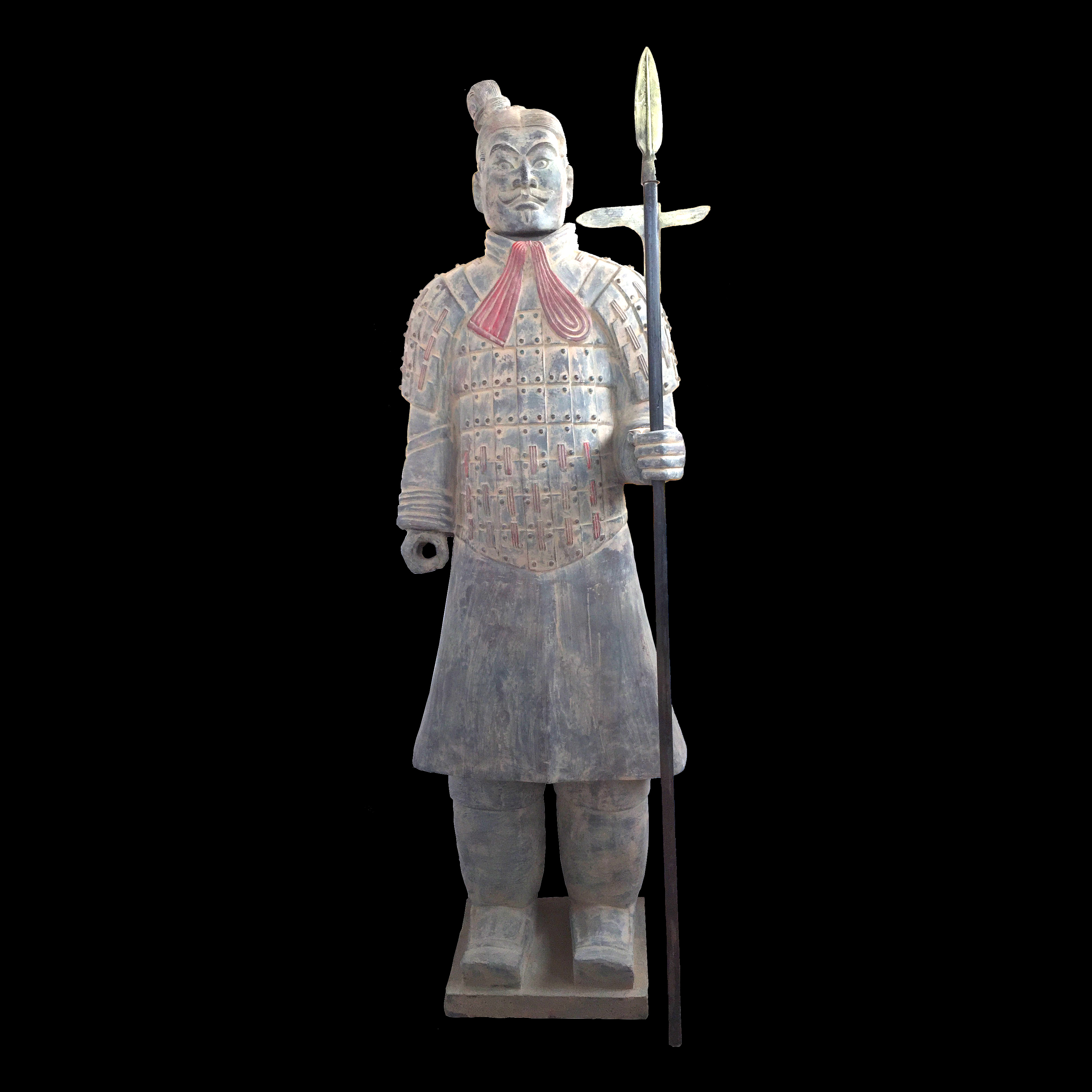 Meilun Китайская древняя Qin's Terra Cotta Warriors садовая статуя, украшение, антикварная скульптура, глина, армейский производитель