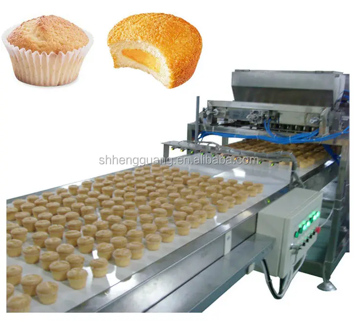 Completely automatic line cup cake machine