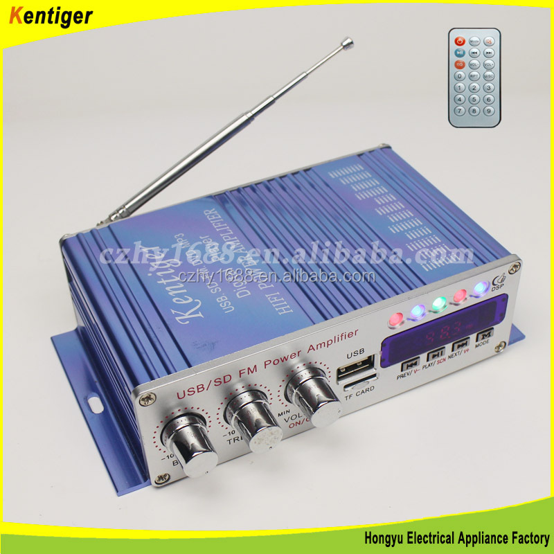 2015 Новый 12 В USB/SD/FM автомобильный усилитель