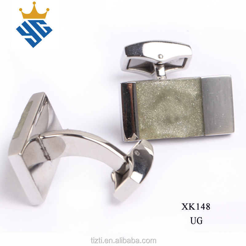 Man's gift custom jewelry metal unique stainless steel cufflink XK148