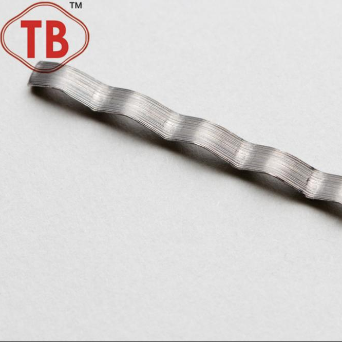 Xorex type undulated segment steel fiber for concrete floor