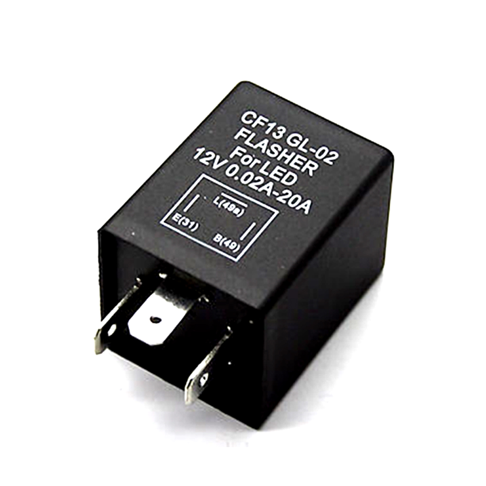 CF13GL02 3 Pin Светодиодный проблесковый маячок реле для мини-камера для автомобиля мотоцикла указатель поворота мигалка