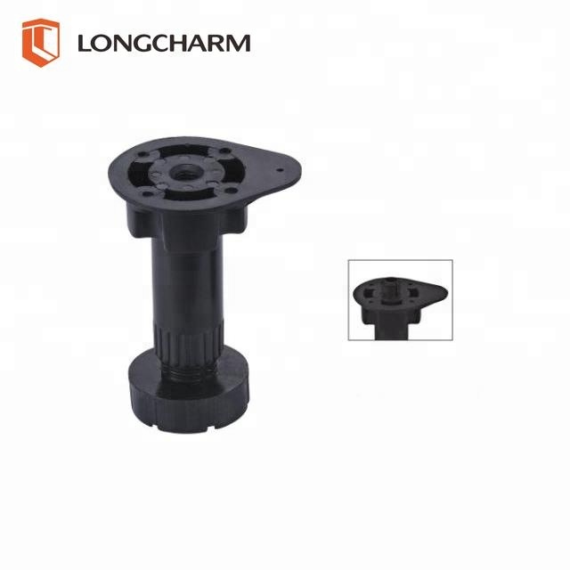 90-130mm oval rubber feet for chair plastic adjustable furniture feet plastic sofa feet