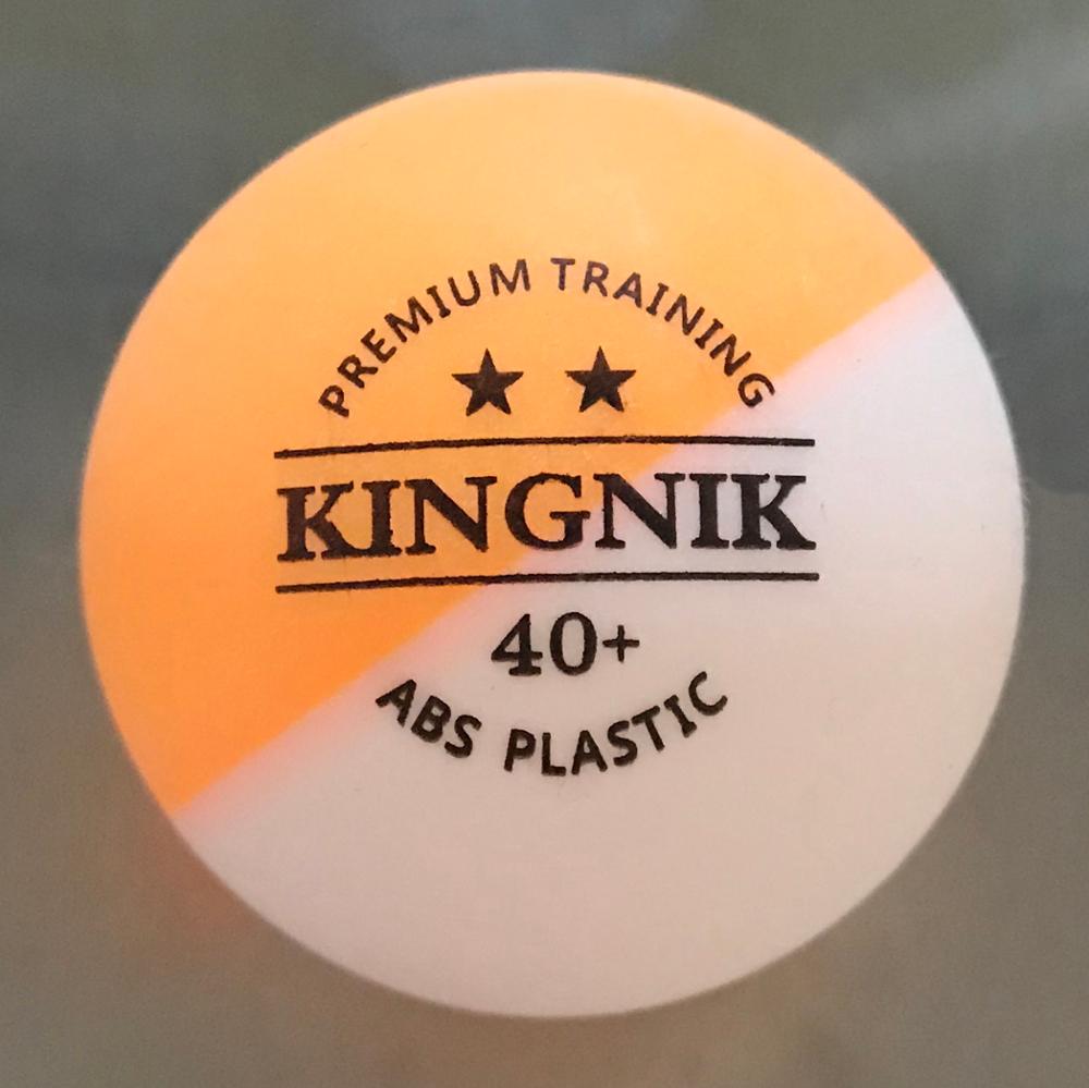 Мяч для настольного тенниса KINGNIK 2 звезды, двухцветный