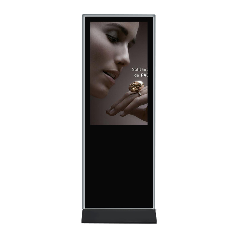 75 дюймов закрытый двухсторонний ЖК автономный digital signage