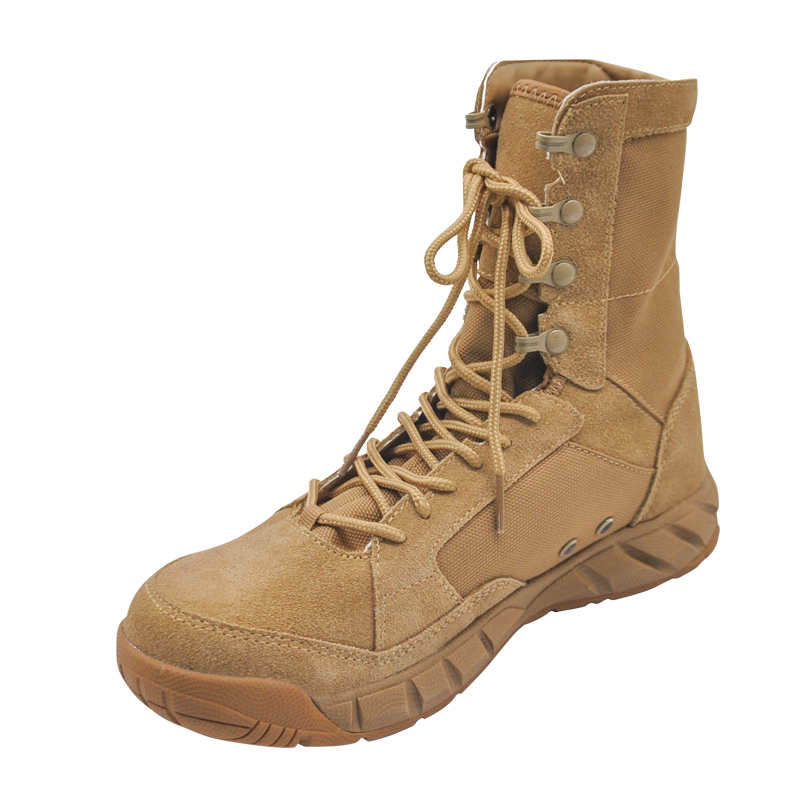 Low Price Black Leather Military Boots Outdoor Shoes Tactical Military Army Desert Boots