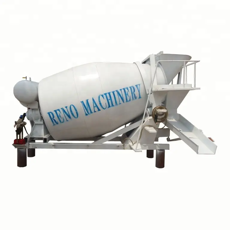 3 cubic meters Concrete mixer truck with mixing drum