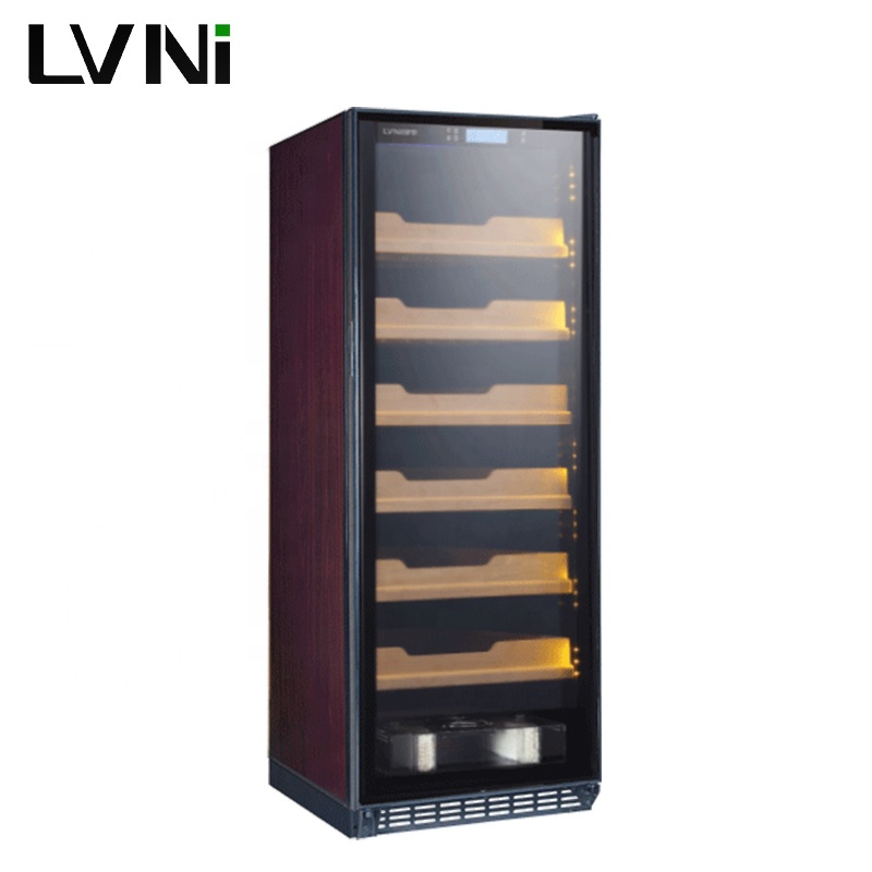 LVNI компрессор охлаждающий шкаф для хранения сигар хьюмидор витрина для дома Сделано в Китае