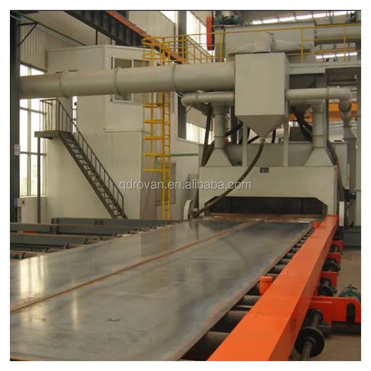 Steel Plates Shot Blasting Machine Shot Blasting Equipment for steel profile and plate