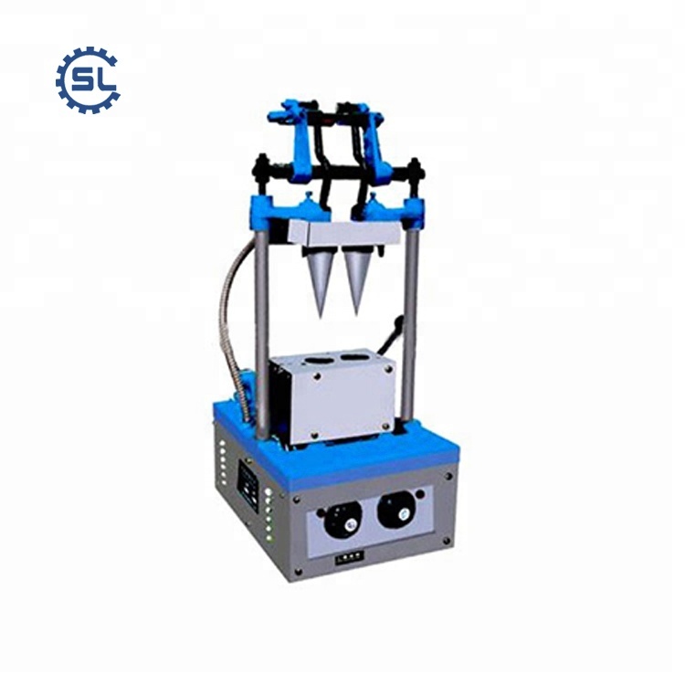 2Pcs Flat Waffle Cone Machine Ice Cream Making Machine