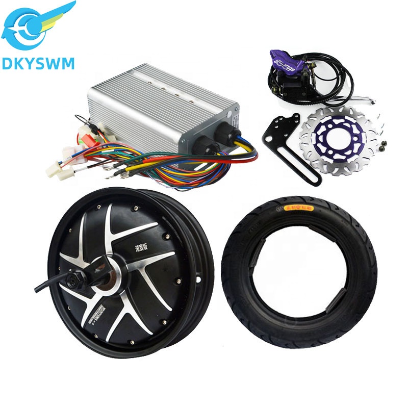 Dc brushless motor 10-inch 2kw motor controller 60v72v96v speed-up modified set scooter electric vehicle speed-up