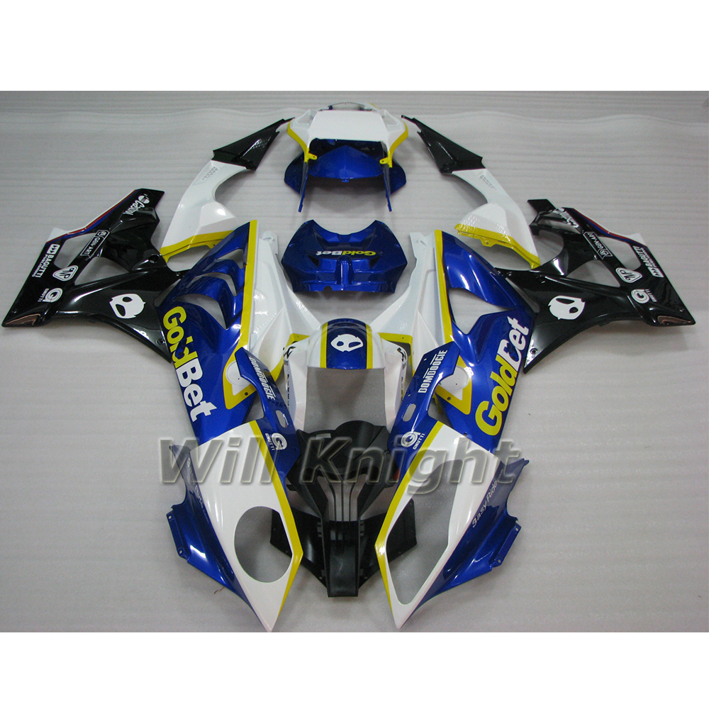 Синий белый инжекторный панель корпуса для 09-14 S1000RR 2009 2010 2011 2012 2013 2014