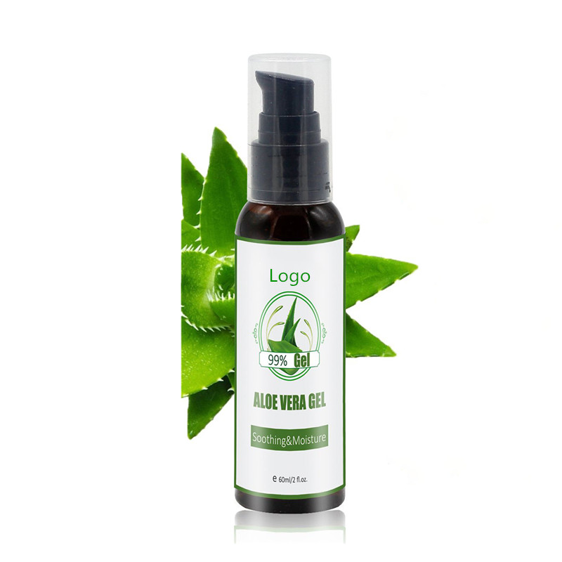 Private Label 100% чистый гель алоэ вера для ухода за кожей после солнца