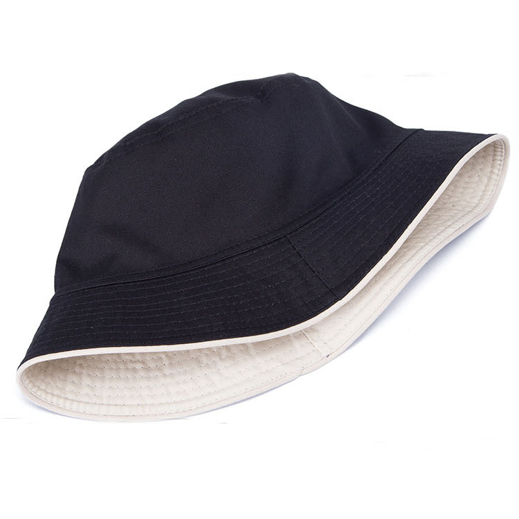 Bucket Hat Manufacturer Wholesale 100% Cotton Fisherman Cap Custom Blank And White Outdoor Sun Reversible Bucket Hat