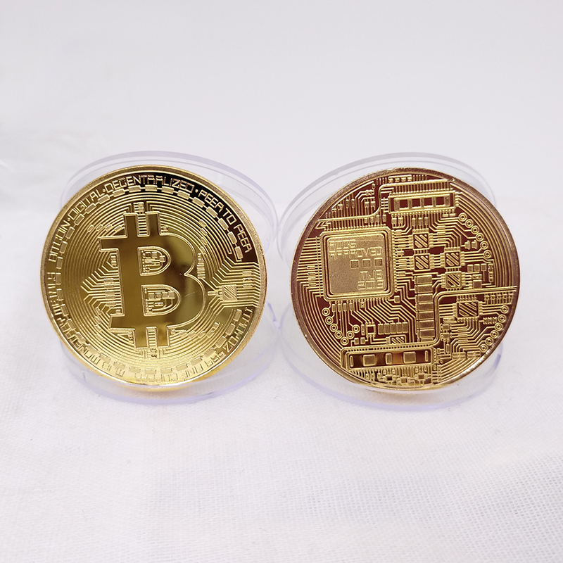 Оптовая продажа, дешевая монета для биткоинов из цинкового сплава