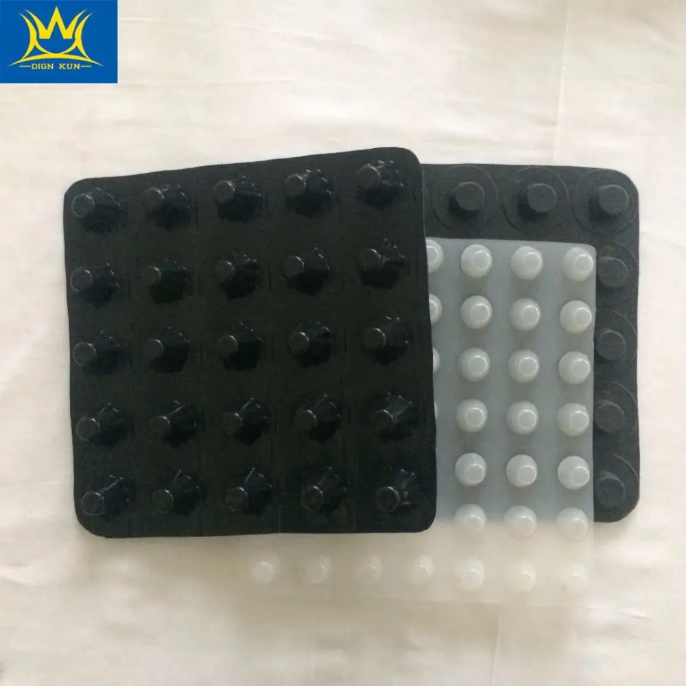 China landscape drainage board 20mm dimple plastic drain board/dimple for garage projet and roof project