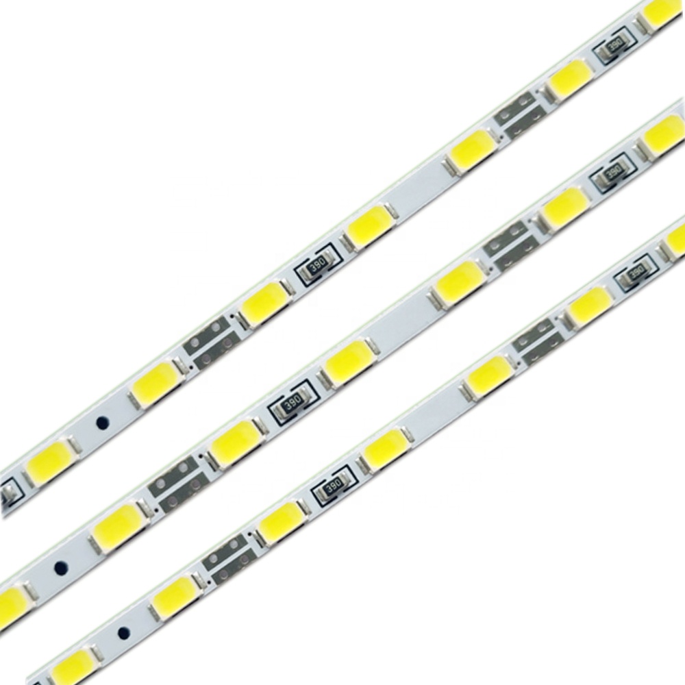 Китай поставщик 12 V 24 V DC алюминиевый 72 светодиоды Ультра Узкие 4 мм 5730 светодиодный жесткий стержень для светового бокса