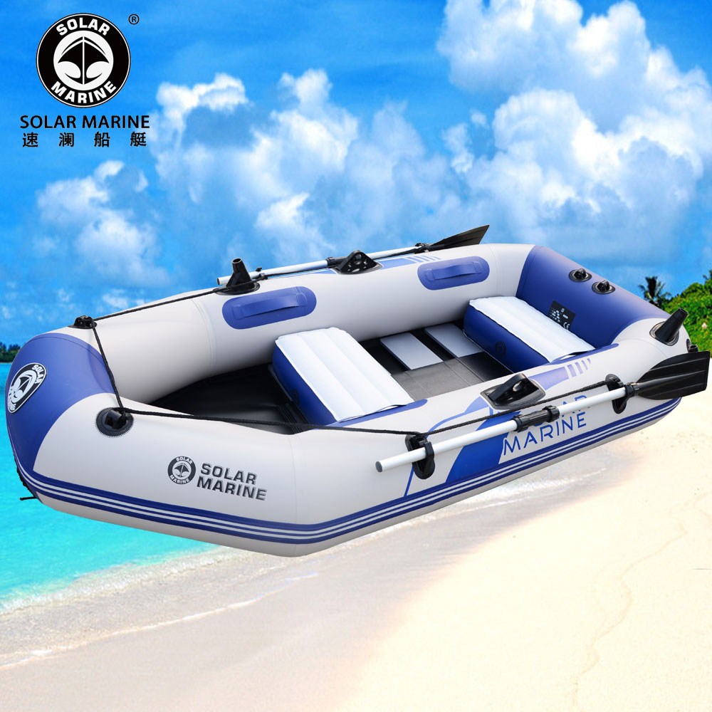 Solarmarine надувная пвх лодка с деревянным полом для 3 человек
