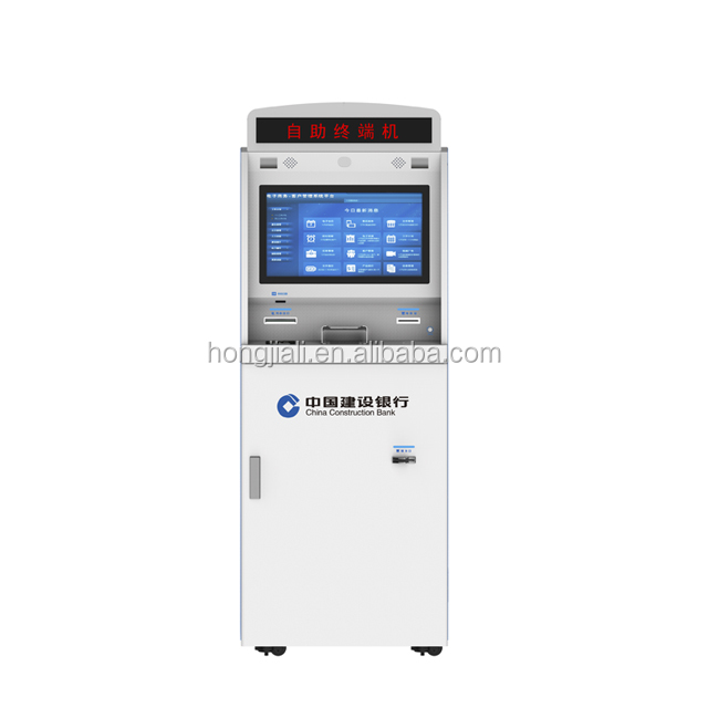 17-дюймовый терминал самообслуживания ATM используется с дозатором наличных денег и кардридером
