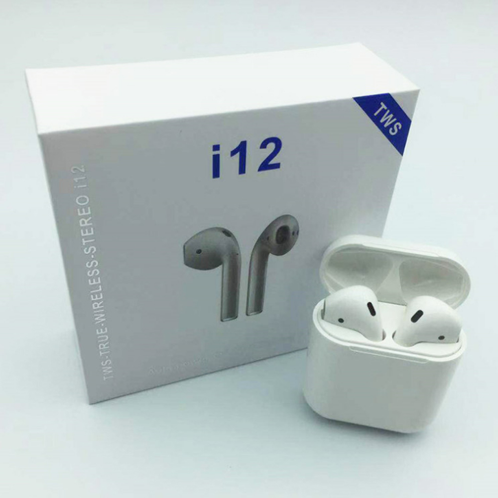 2019 Amazon Лидер продаж I10 I12 TWS V5.0 спортивные Bluetooth наушники вкладыши i 12 с двойными наушниками Магнитная зарядная коробка