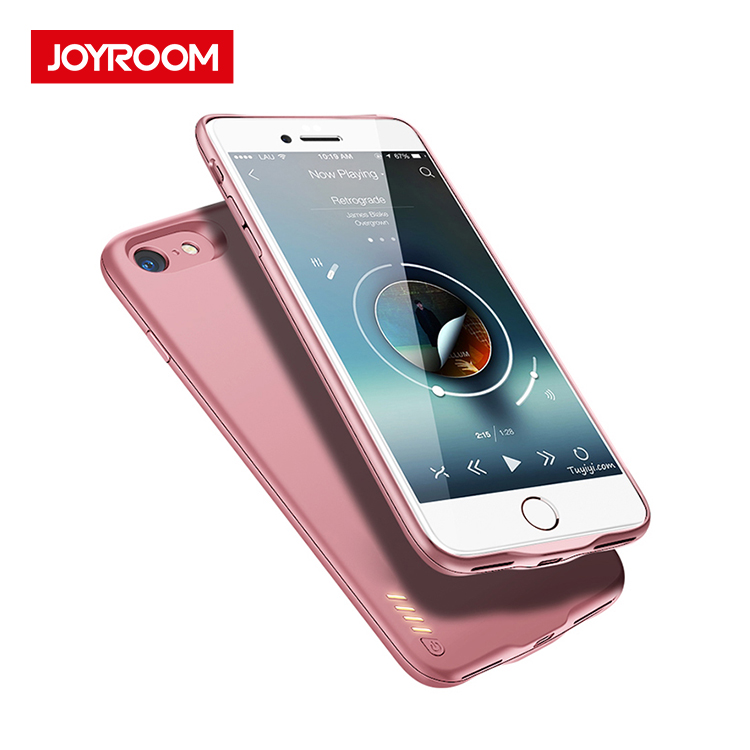 Тонкий внешний аккумулятор Joyroom 3800 мАч со встроенным разъемом 3,5 мм для iPhone 7 plus
