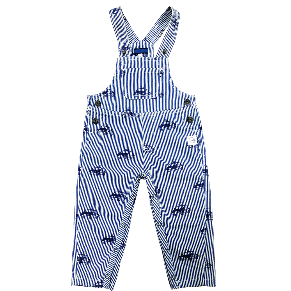 Factory Customized Premium Girls Denim Comfortable Overalls Kids Suspender Stripe Rompers Overalls