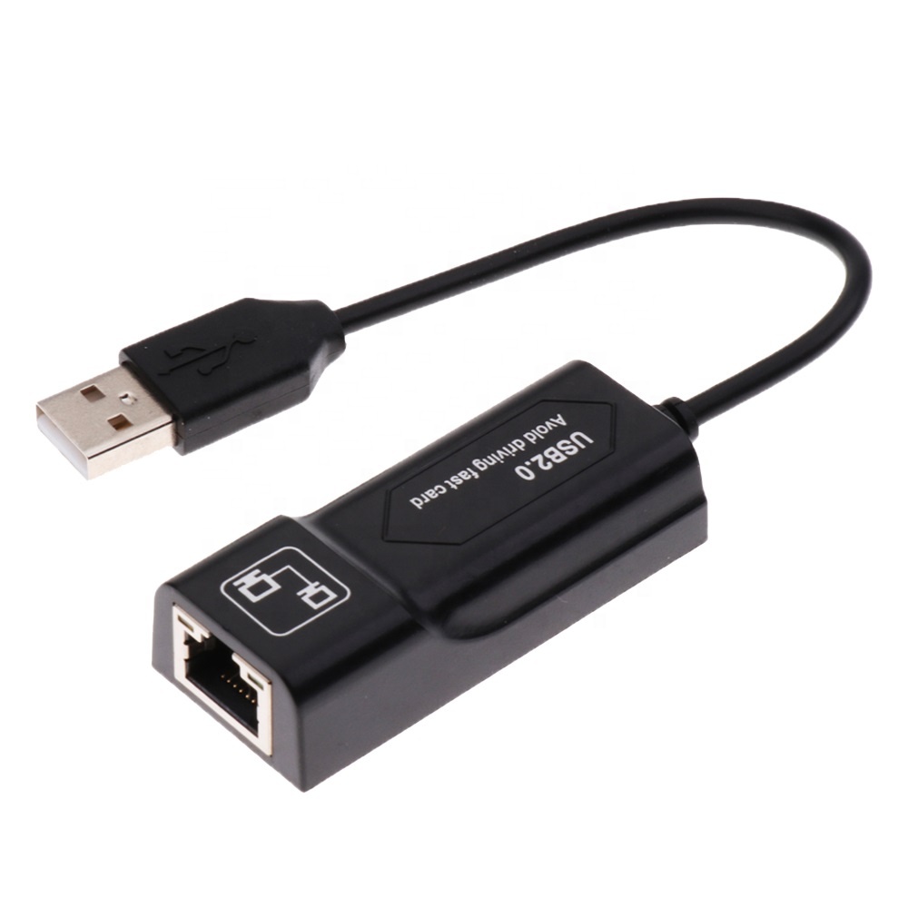 Поддержка 10/100 Мбит/с USB 2,0 для быстрого Ethernet RJ45 сетевой Lan гигабитный интернет-адаптер