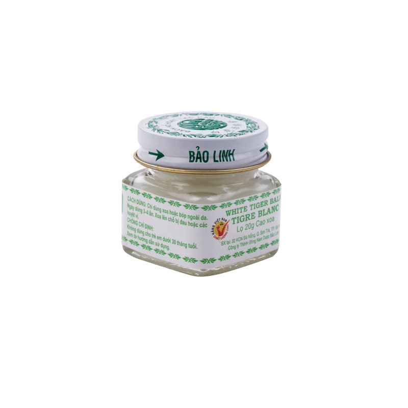 Новые продукты, 20 г, стеклянная бутылка, необходимый ментол, крем с белым тигром, мазь