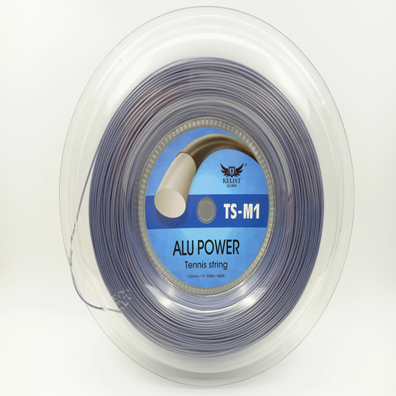 Quality same as the famous brand big banger alu power tennis string reels, can accept OEM LOGO