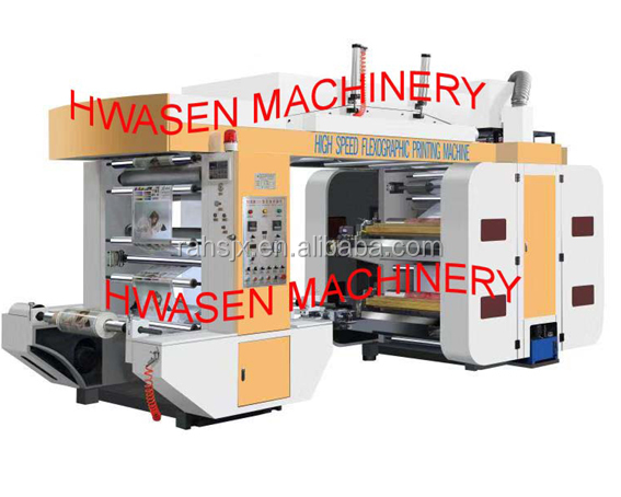 YTB-41200 4 colors cloth package bags flexo printing machine high speed