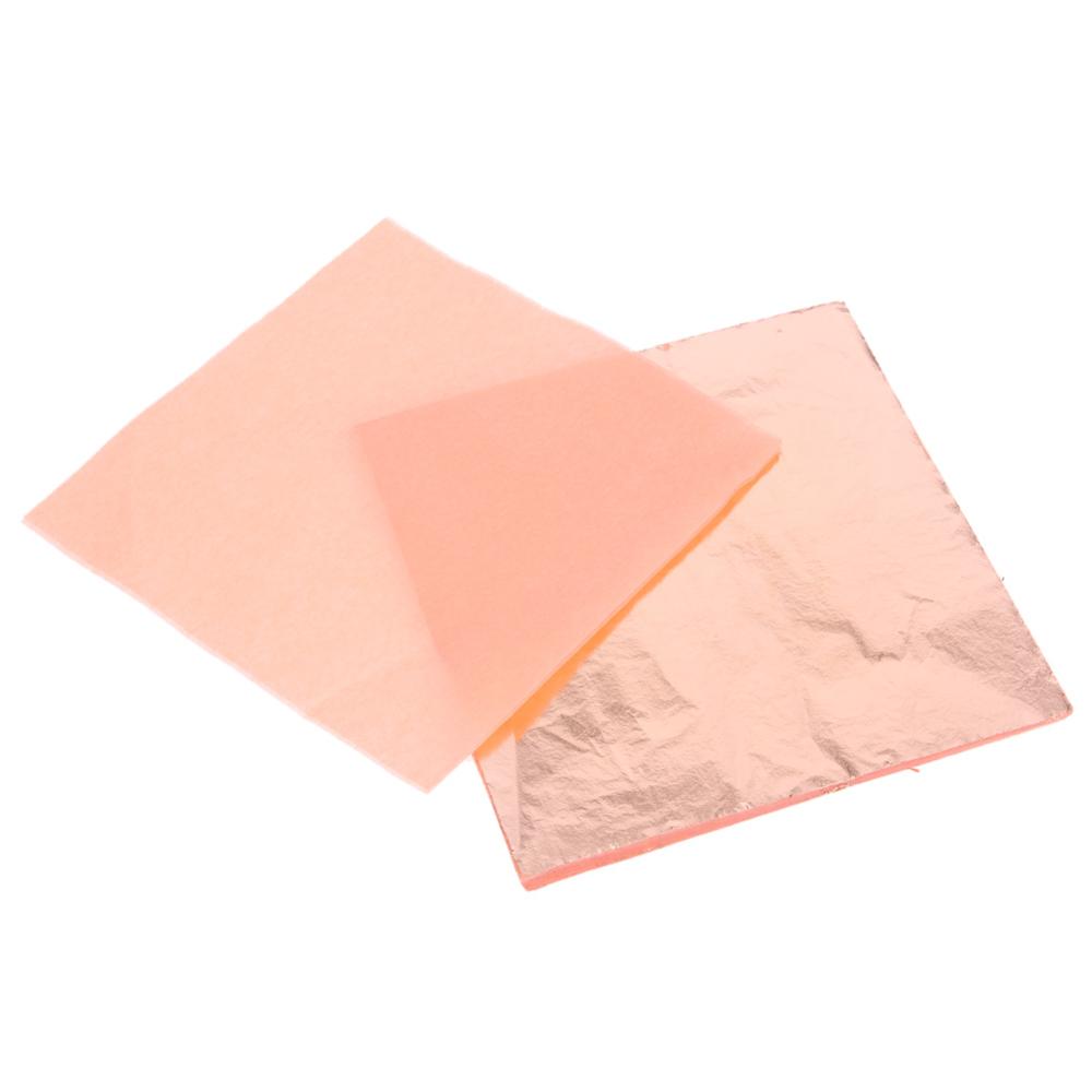 Imitations Gold Silver Copper Leaf Leaves Metal Sheets Foil for Gilding Craft Decoration