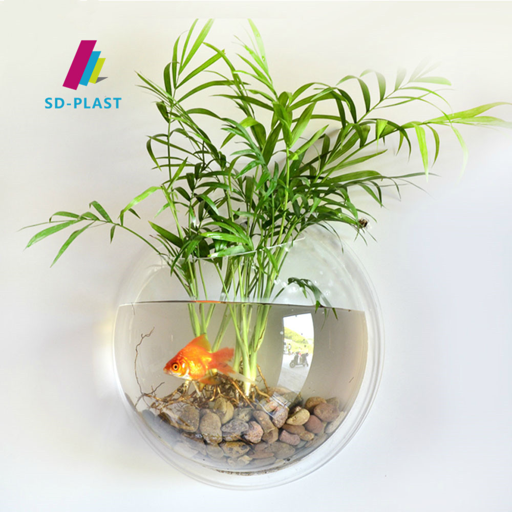 Wholesale Custom Small Clear Wall Acrylic Aquarium