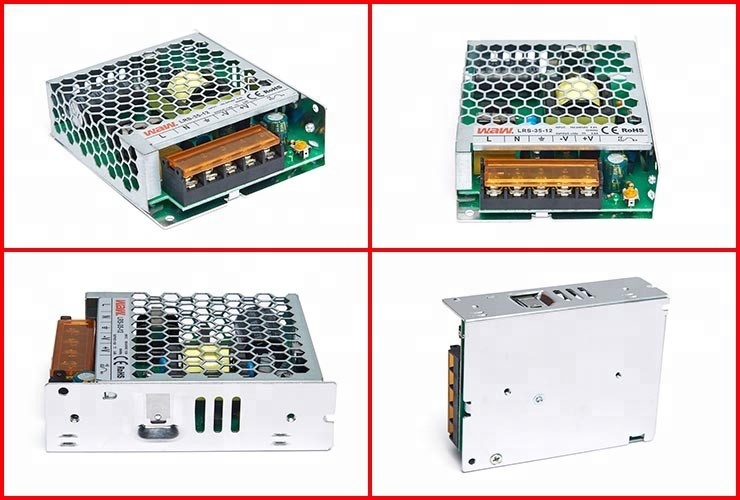 Тонкий тип 5v 12a 60w LRS-60-5 ac в dc 110V/220V импульсный источник питания с CE ROHS одобренный CCTV источник питания