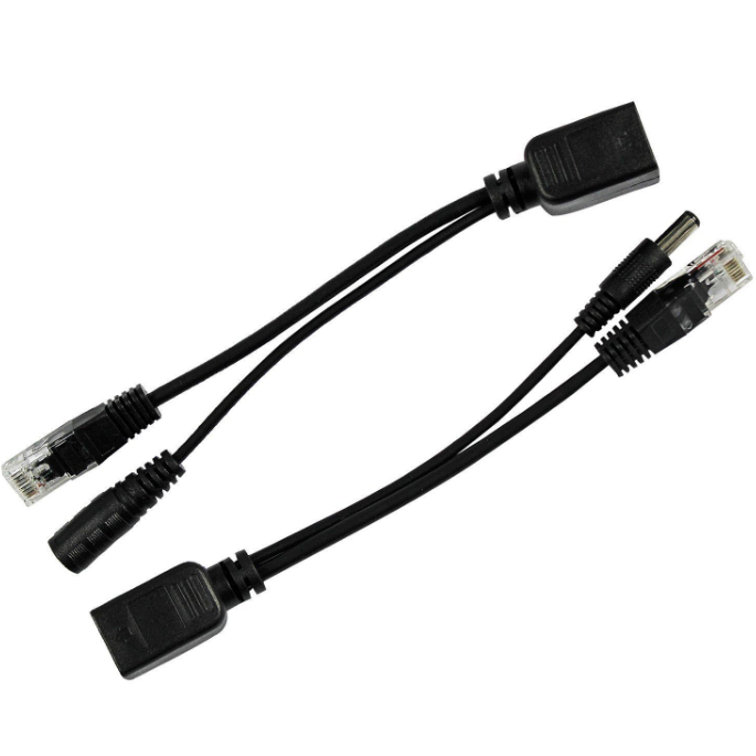 Poe-разветвитель 48 В Пассивный адаптер Power Over Ethernet POE кабельный разветвитель инжектор для IP-камеры