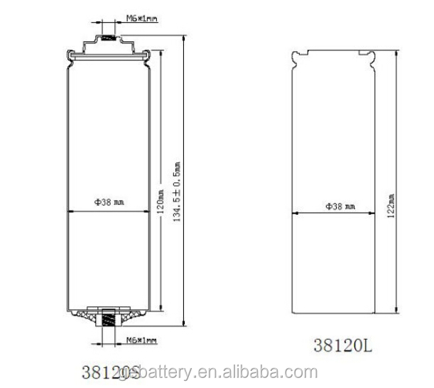 38120s 3.2v 10Ah with screw terminals for 12v solar storage battery pack