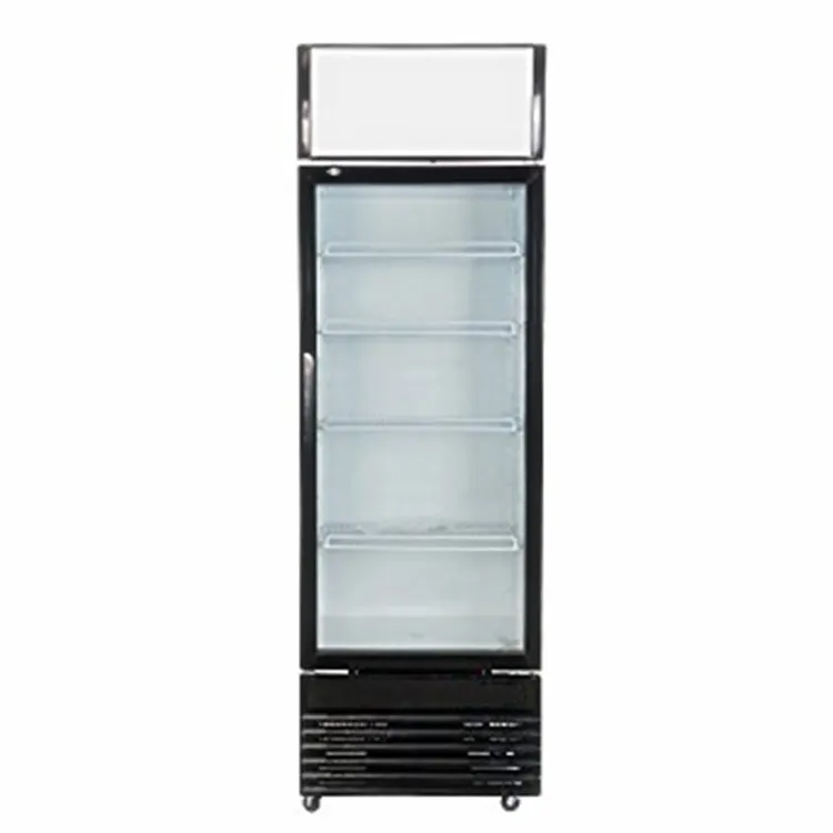 glass door beverage fridge beer cooler upright used display refrigerator