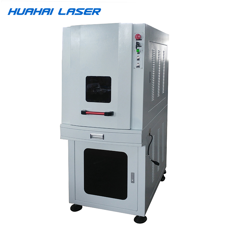 Huahai laser 1 Вт 3 Вт 5 Вт 355нм УФ лазерная маркировочная машина с защитной крышкой для продажи