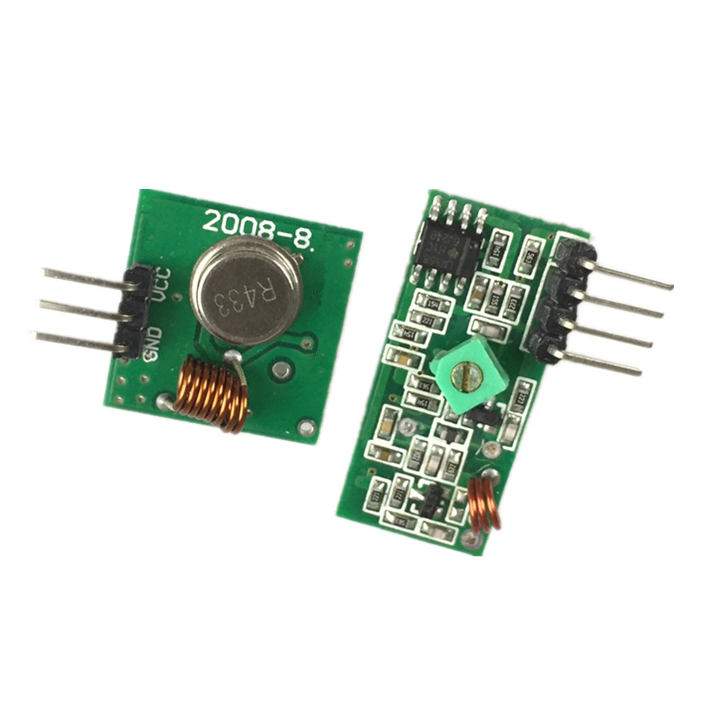 433Mhz RF Transmitter and Receiver Module Link Kit for ARM/MCU WL DIY 315MHZ/433MHZ Wireless for UNO R3 Diy Kit