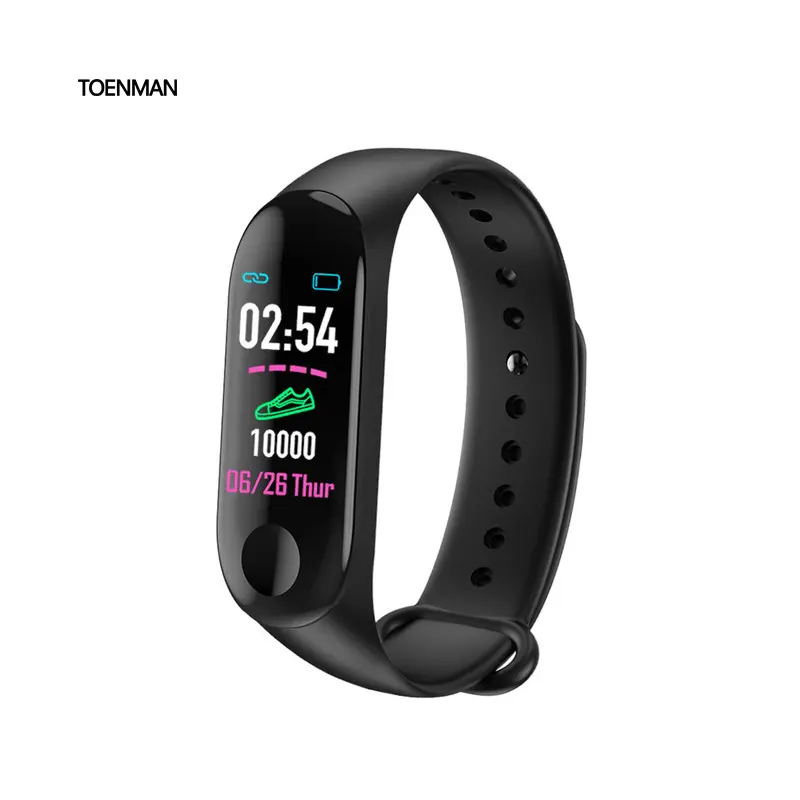 Colorful Screen Health Fitness Tracker M3 Smart Bracelet Call Reminder Sport Watch Smart Wristband