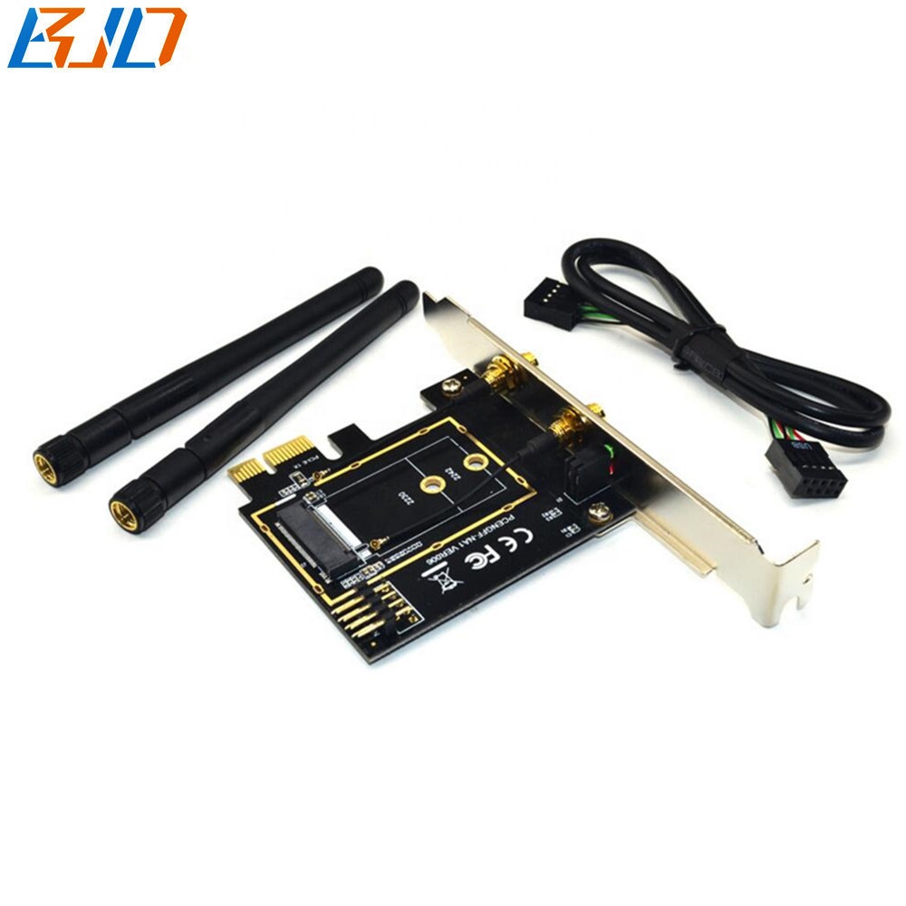 M.2 NGFF ключ/A-E на PCI-E x1 PCIe 1x адаптер переходная карта для Intel 7260 7265 8260 8265 9260 Bluetooth модуль беспроводного доступа Wi-Fi