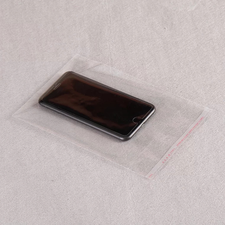 standard transparent custom printing BOPP OPP adhesive plastic bread packaging bag