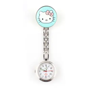 2019 Latest Popular High Quality Cute Cartoon Pocket Watch Stainless Steel Band Nurse Watch