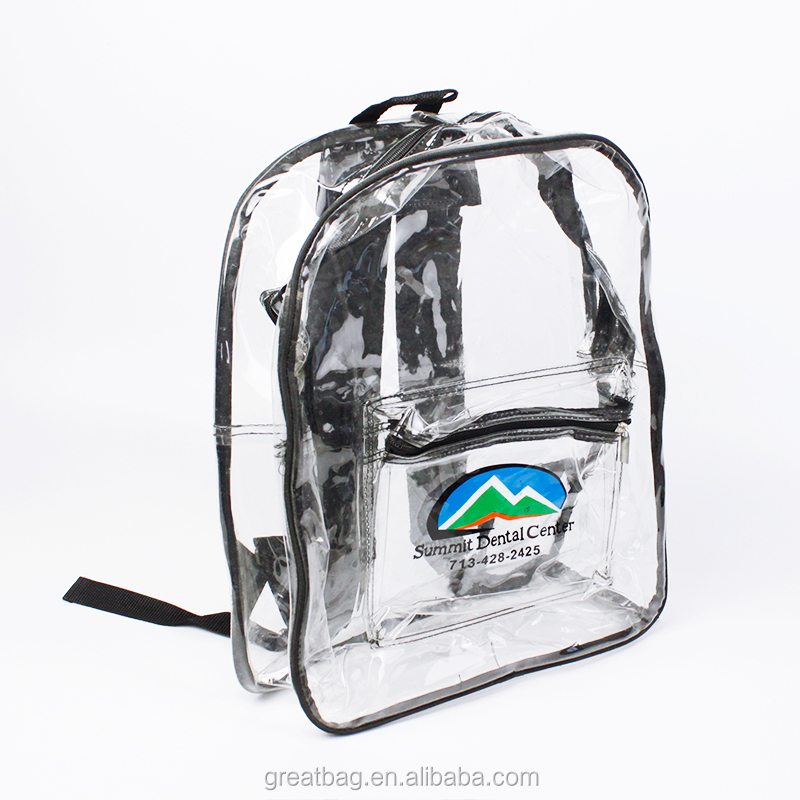 Fashionable Transparent Waterproof Pvc Backpack