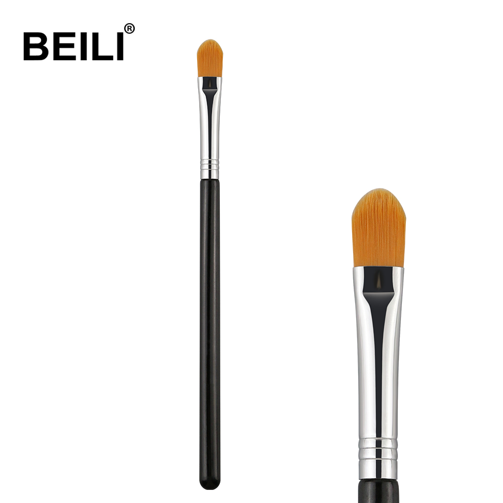 BEILI S75 новый черный синтетические волосы Flat Eye корректоры для лица макияж BrushTool один макияж кисточки