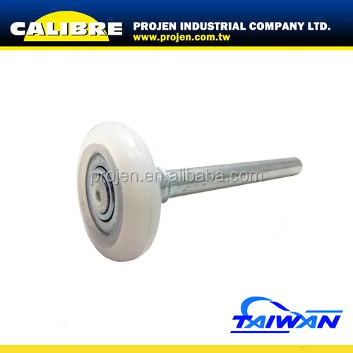 CALIBRE 2" 13 Ball Bearing Nylon Garage Roller with 4" Stem 2" Nylon Garage Door Rollers