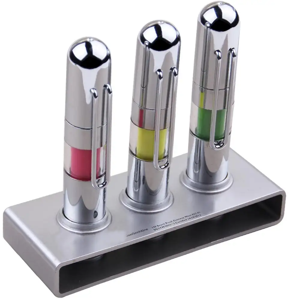 3pcs highlighter with stand highlighter set